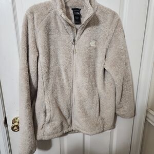The North Face Cream Fleece Jacket Size Large